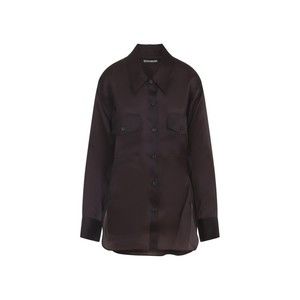 Khaite Almandine Red Silk Matteo Top - NWT